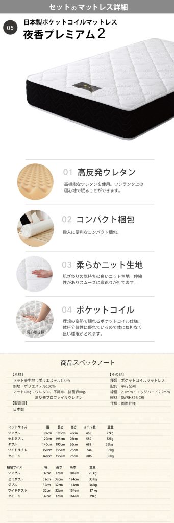 源ベッドマットレスとSOMRESTA(ソムレスタ）マットレスを５つの項目で比較！